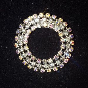 Beautiful rhinestone brooch
